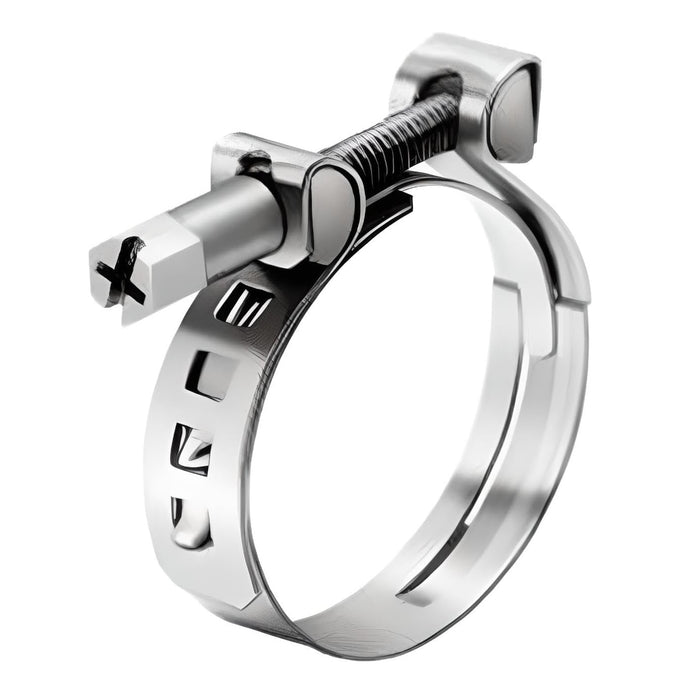 17800122 Stepless Bolted Clamps, 22 mm closed - 28 mm open