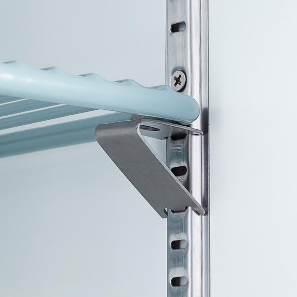 Zinc Plated Steel Pilaster Shelf Clips