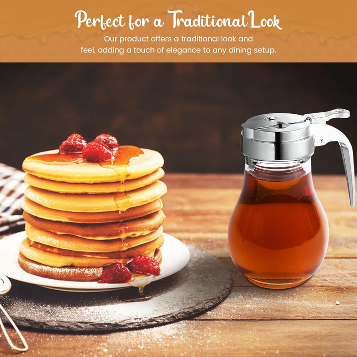 12-Pack Glass Syrup Dispensers - 14 Ounce