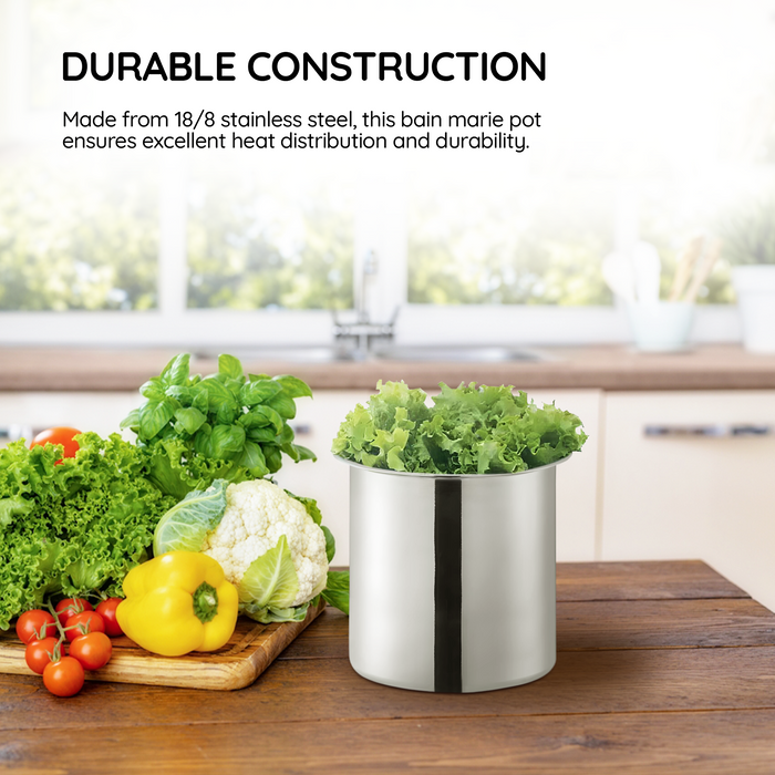 1.5 Quart Stainless Steel Bain Marie Pot