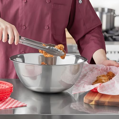 OCS Parts 2-Pack 8 Quart Mixing Bowls | 13.25-Inch Stainless Steel Bowls