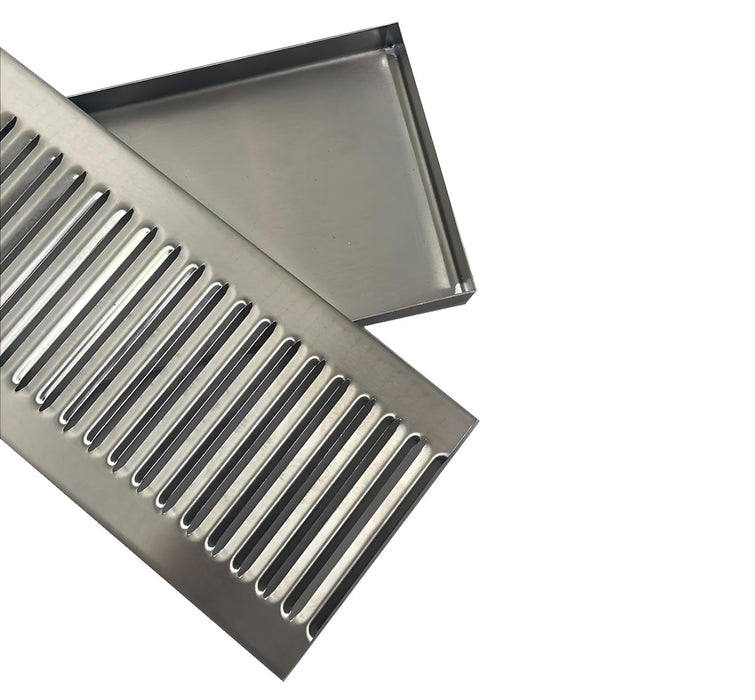 Stainless Steel Surface Mount Drip Tray - 28" x 5"