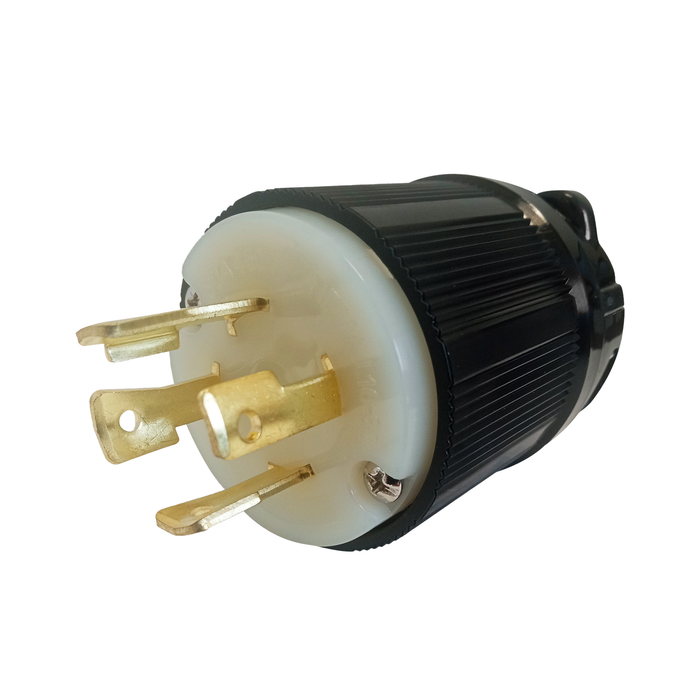 L16-30 Grounding Locking Plug | 480V - 30A - 3 Pole 4 Wire