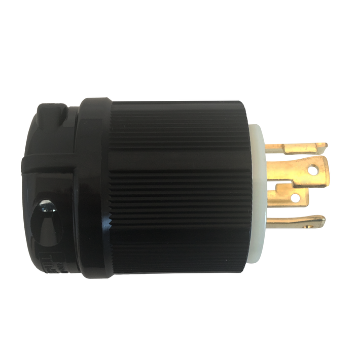 L16-30 Grounding Locking Plug | 480V - 30A - 3 Pole 4 Wire