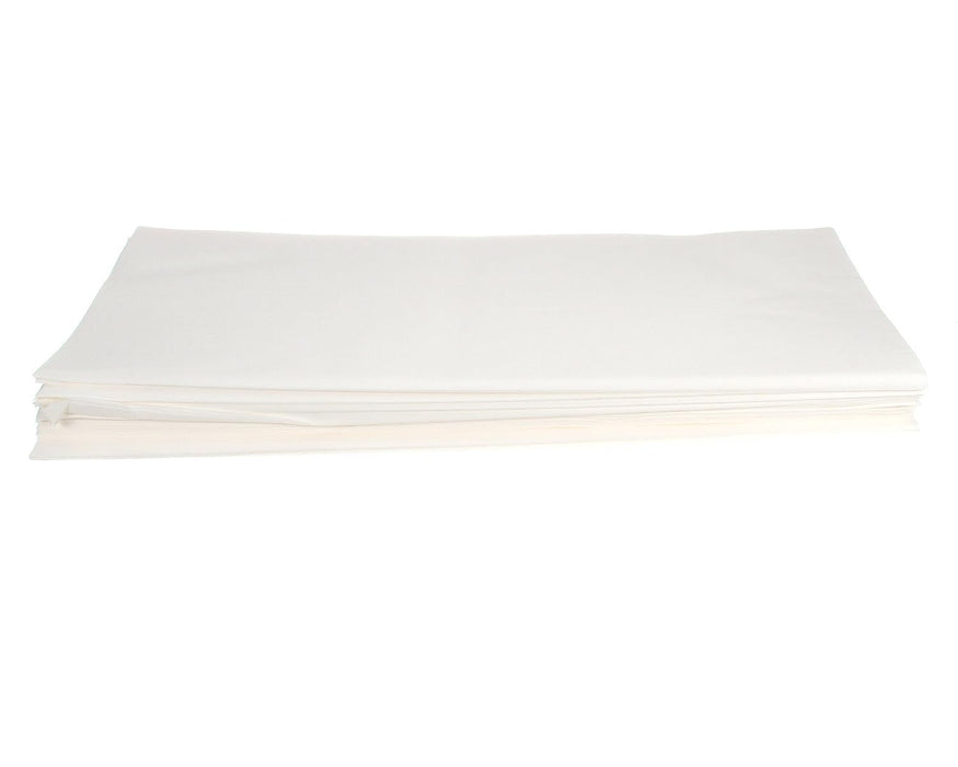 High Flow Rayon Fryer Filter Paper Sheets, 12.5" x 31", 100-Pack, Replaces Pitco A7044707