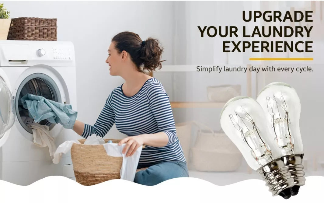 Ge Dryer Replacement Bulb GE WE4M305 Dryer Light Bulb - 10W 120V S6 E12 Base, 8-Pack Ge Dryer Replacement Bulb GE WE4M305 Dryer Light Bulb - 10W 120V S6 E12 Base, 8-Pack
