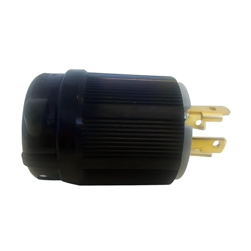 L15-30 Grounding Locking Plug | 250V - 30A - 3 Pole 4 Wire