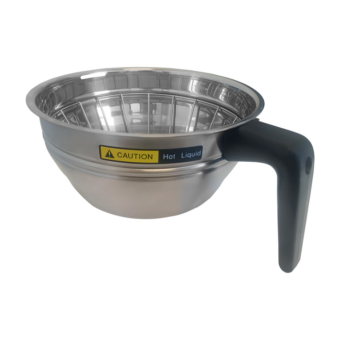 S/S Brew Basket with Black Handle and Wire Insert