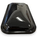 Crathco 1116 equivalent black replacement lid for bubbler, angled view