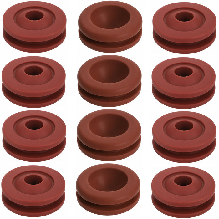 42942.7999 Equivalent 12-Pack Red Shaft Seals for Bunn Beverage Dispensers