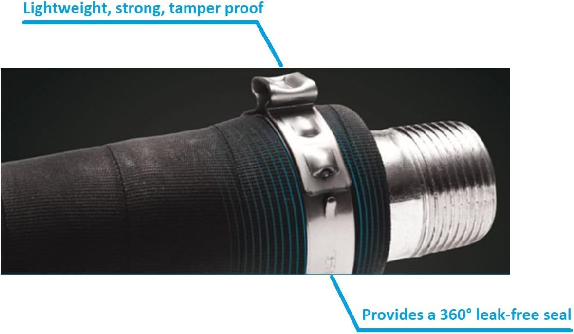 thumbnail image 2 of Oetiker 15500013 | Hose Clamp, Band Width 0.27 Inch, Size Range 19.8 Mm To 22.6 Mm | Raptor Supplies Worldwide 2 of 11