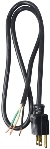 3' 16/3 black 5-15P SJTW 105C Cord Set
