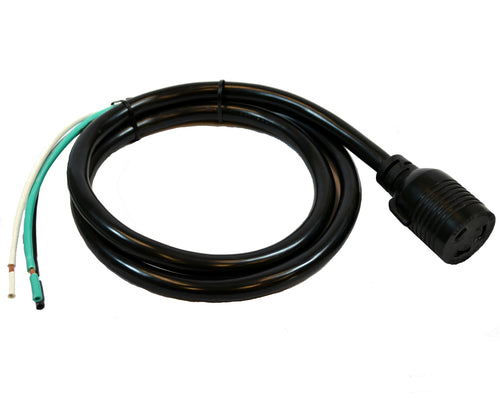 5' SJTW Power Cord 10/3 L6-30R (Female Connector) to ROJ 8