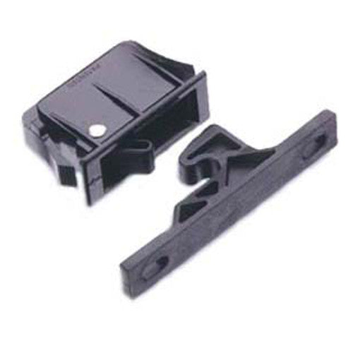 Southco C3-310 Push to Close Latch with Keeper, Snap-In Black