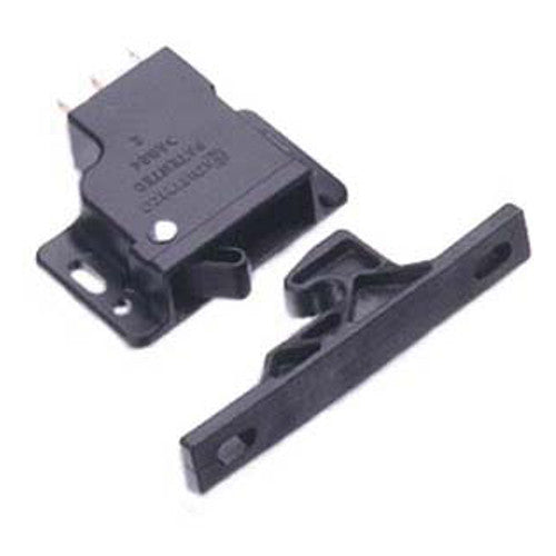 Southco C3-1805 Latch & Keeper with Microswitch, 22 N-Pull Black