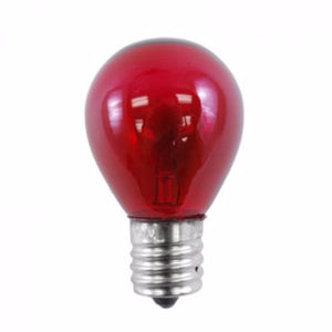 10S11N-130V Ceramic Red Light Bulb, Voltage 130V, Wattage 10W
