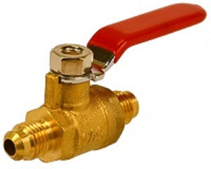 Brass Ball Valve, 1/4" Flare to Flare