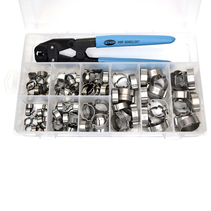 18500065 Service Kit (2-Ear Clamps, stainless steel with side jaw pincers)