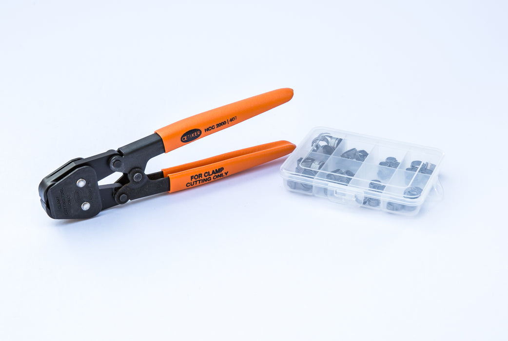 40 Clamps - I.D. Clamp Range of 7 mm to 13.3 mm (with Hand Clamp Cutter )