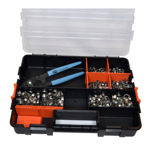 400 Clamps - I.D. Range of 9.5 mm to 17 mm (with Compound Action Standard Jaw Pincer )