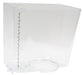 5-gallon clear beverage dispenser bowl with measurement markings, detail view