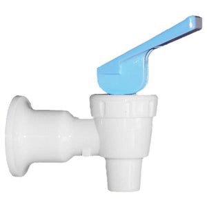 White Body Blue Handle Plastic Faucet
