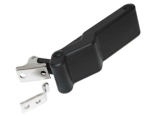 Southco C7-10 Flexible Draw Latch with Concealed Keeper, Black