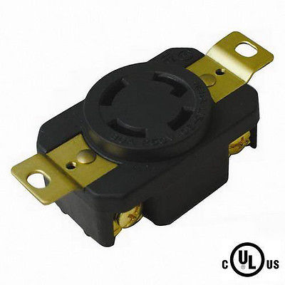L15-30  Grounding Locking Receptacle, Rated for 30A, 250V